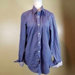 Large Banana Republic blue dress shirt